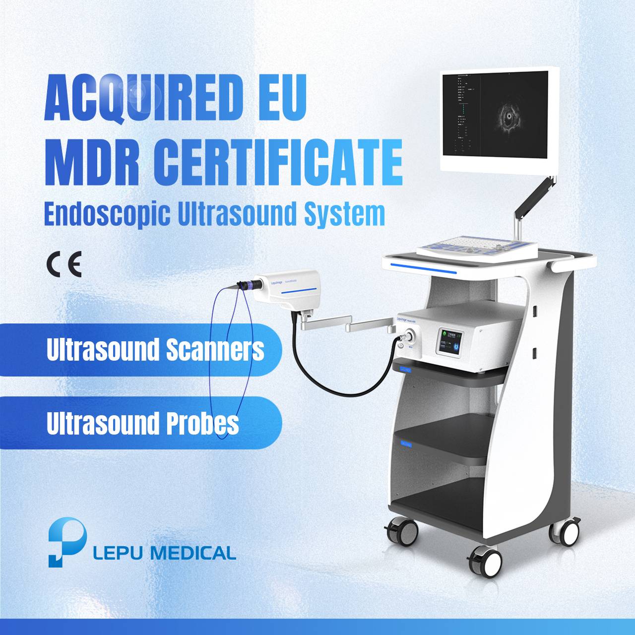 Exciting News! | Lepu Medical Endoscopic Ultrasound System received CE certification